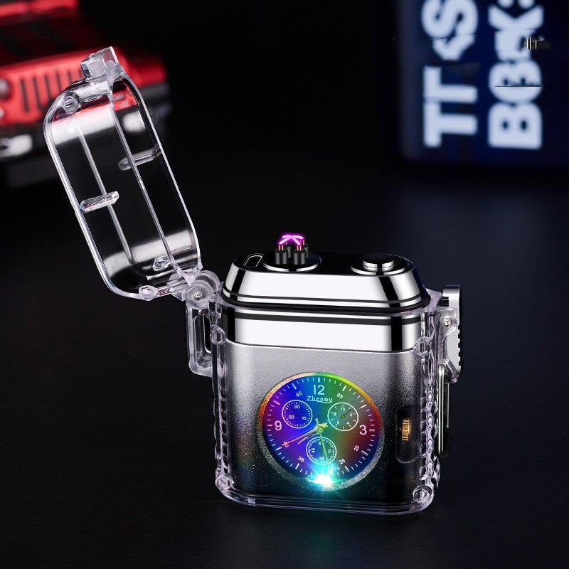 Waterproof Lighter Creative Clock Charging