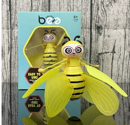 Drone Helicopter  Mini Flying Ball Bee Toys - Rc Infrared Induction Drone Helicopter With Shinning Gesture Sensing Bee Flying Vehicle