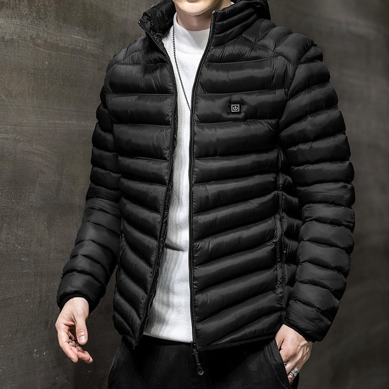 Men's Winter Coat Jacket Plus Fleece For Light And Warmth