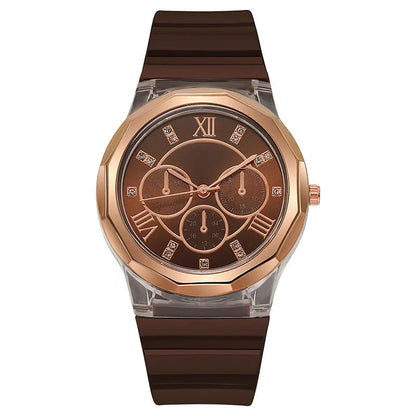 Silicone Watch Makaron Ins Women's Fashion Silicone Watch