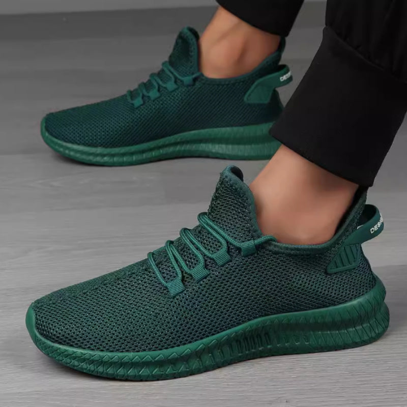 Sports Shoes Breathable  Summer Shoes Men's Sports Shoes Breathable Fly Woven Low Cut