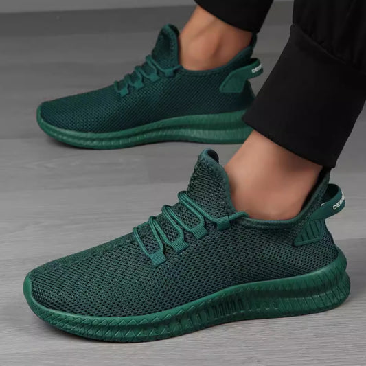 Sports Shoes Breathable  Summer Shoes Men's Sports Shoes Breathable Fly Woven Low Cut