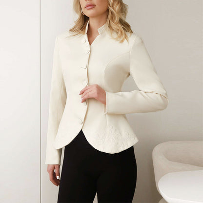 Women's Slim-fit Long-sleeve Jacket Top
