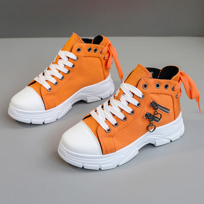 Casual Shoes New Canvas Breathable Platform Heighten Casual Shoes