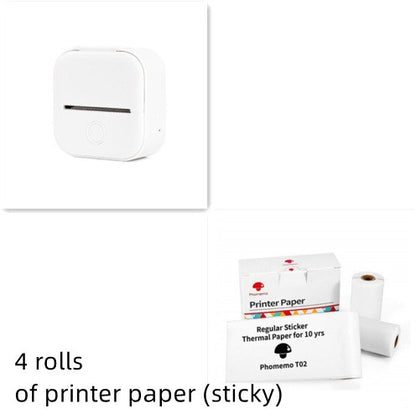 Portable Mini Thermal Label Printer Home Photo Printer Bluetooth-compatible Mini