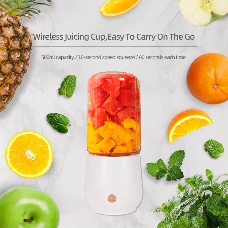 Electric Juicer For Smoothie  Kitchen Blender Cup Personal Blender Mini Fruit Juicer Mixer Portable Electric Juicer For Smoothie Fruit Juice Milk Shake