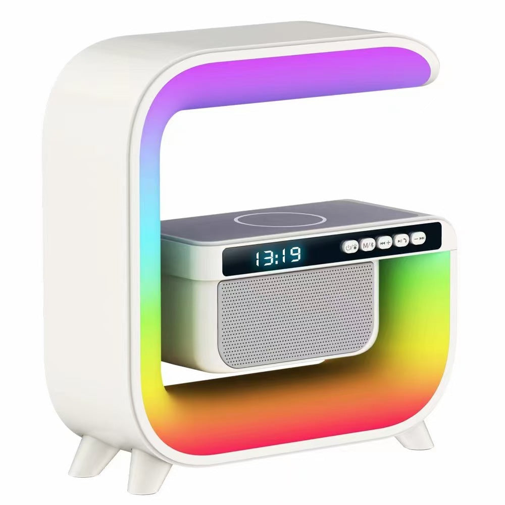 Bluetooth Speaker Clock Display 15W Wireless Charging