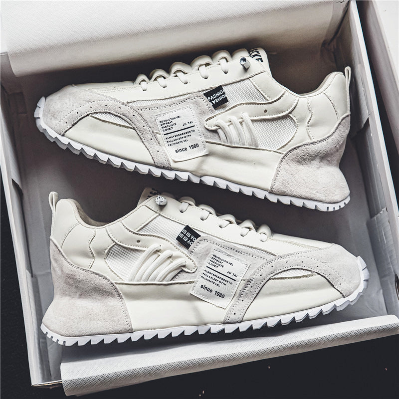Casual Sneaker  Men's Spring New Fashion All-match Casual Sneaker Thick Bottom Height Increasing Non-slip