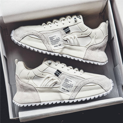 Casual Sneaker  Men's Spring New Fashion All-match Casual Sneaker Thick Bottom Height Increasing Non-slip
