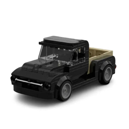 Model Building Blocks Toys Children's Fashion Simple American Pickup Model Building Blocks Toys