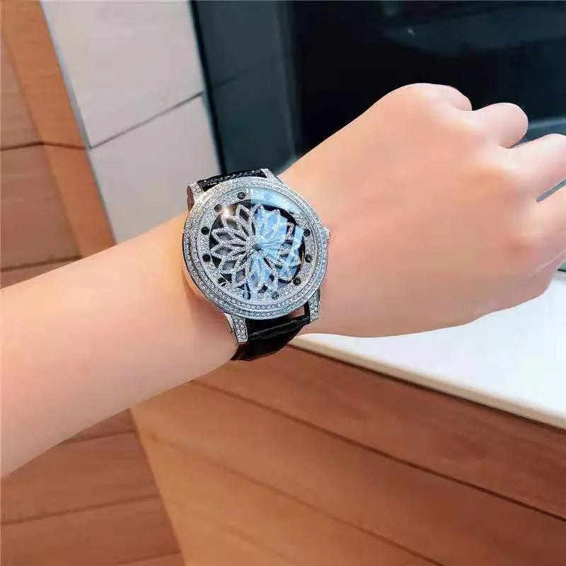 Waterproof Watch Time Comes To Revolve Student Couple Watch Rotating Waterproof