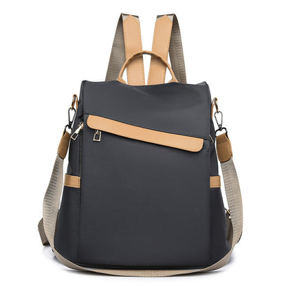 Backpack School Bag Women's Fashion Simple Multipurpose Oxford Travel Backpack School Bag