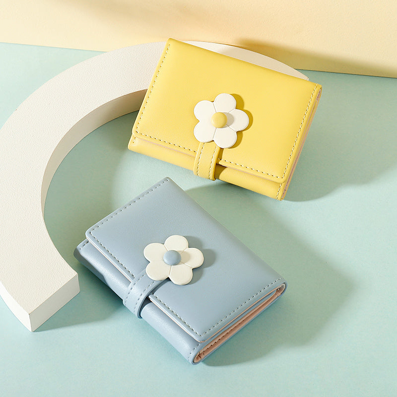 Cute Little Flower Coin Purse Wallet