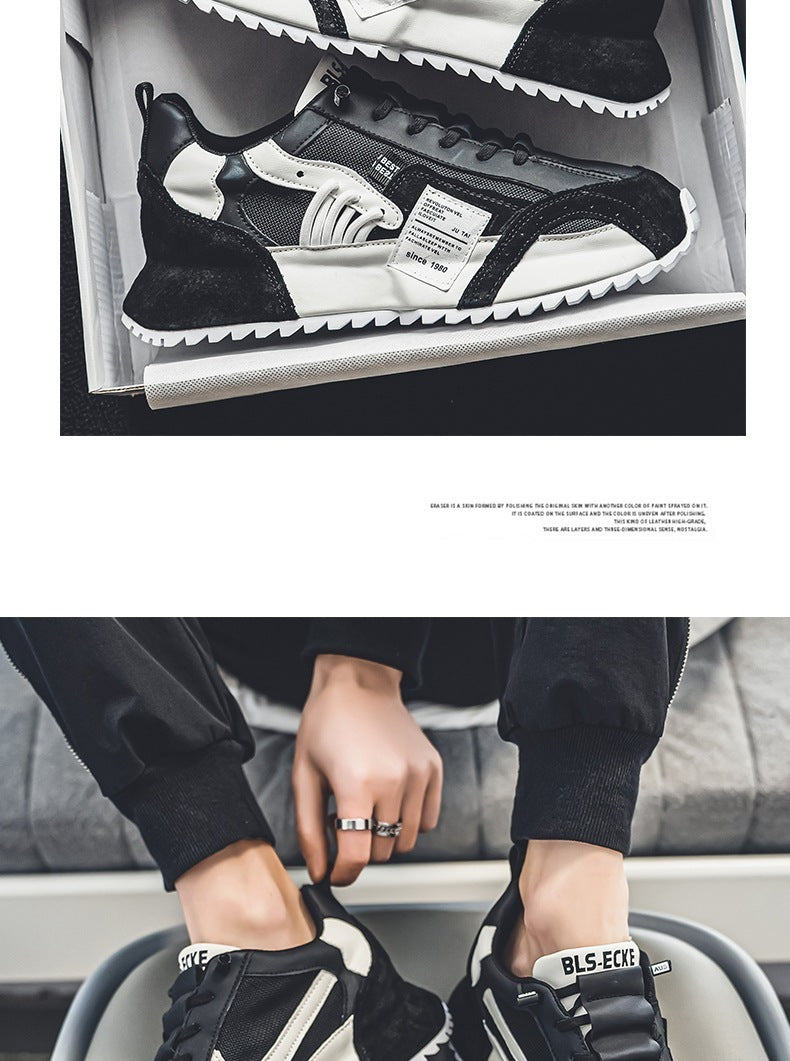 Casual Sneaker  Men's Spring New Fashion All-match Casual Sneaker Thick Bottom Height Increasing Non-slip