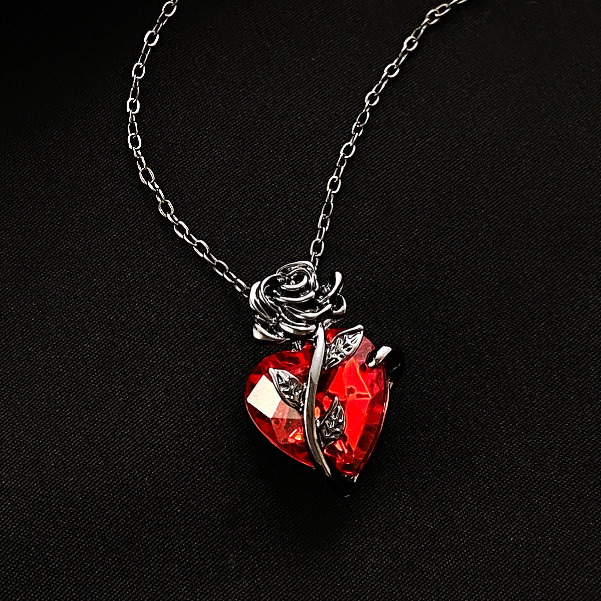 Heart-shaped Clavicle Chain Pendant Necklace For Valentine's Day