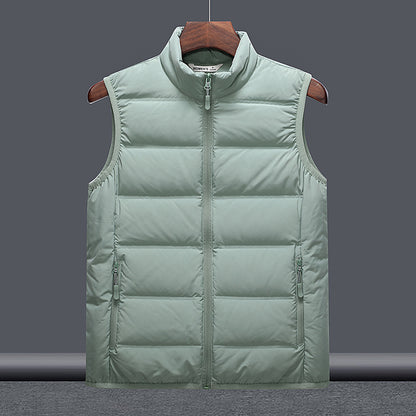 Thickened Down Jacket Stand-Up Collar Lightweight Couples Vest Outerwear