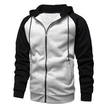 New Coat Men's Color Blocking Fashion Raglan Sleeve Sweater - sumet.shop