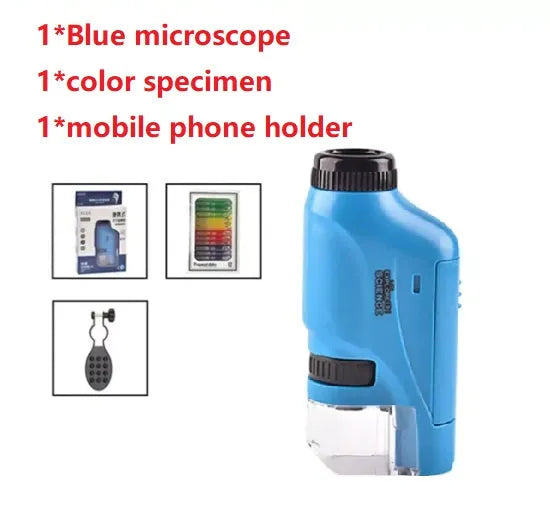 Children's Handheld Microscope Portable Optical Handheld Microscope Toy Mini Creature