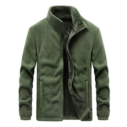 Warm Jacket Polar Fleece Warm Sweatshirt Jacket Jacket Thicken Plus Fleece Men's Jacket