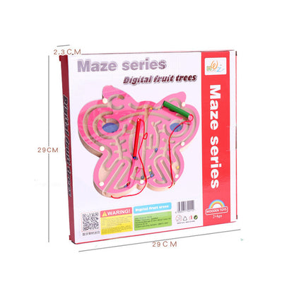 Children's Puzzle Moving Pen On Track To Carry Maze