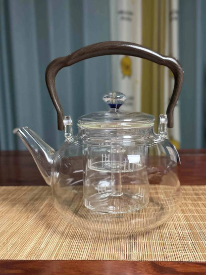 Glass Teapot High Borosilicate Glass Teapot With Lifting Beam