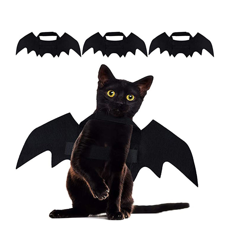 Halloween Creative Halloween Pet Cat Small Dogs Bat Wings Halloween Cat Wings Accessories Halloween Decorations Pet Supplies