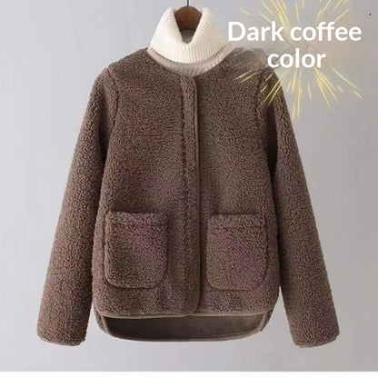 Springautumn New Round Neck Short Long Sleeve Top