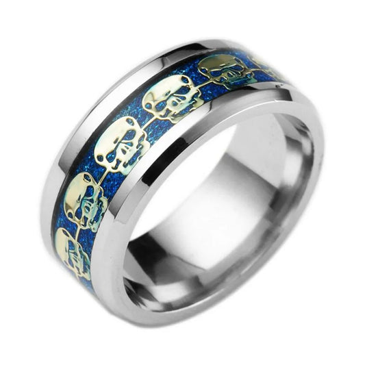 Stainless Steel Skull Ring For Men - sumet.shop