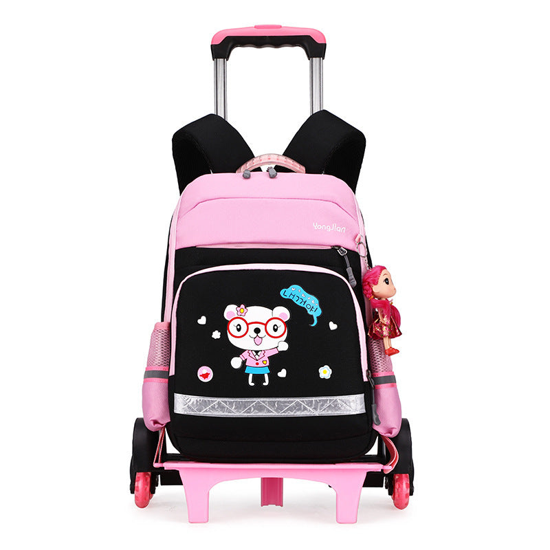 Bag For Elementary  Korean Detachable Trolley  Bag For Elementary School Students