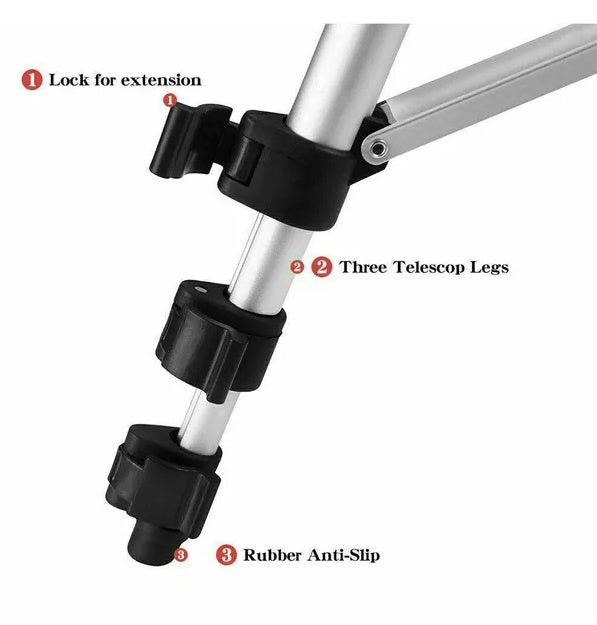 Professional Camera Tripod Stand Holder Mount For IPhone, Samsung Cell Phone, And Bag