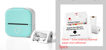 Portable Mini Thermal Label Printer Home Photo Printer Bluetooth-compatible Mini