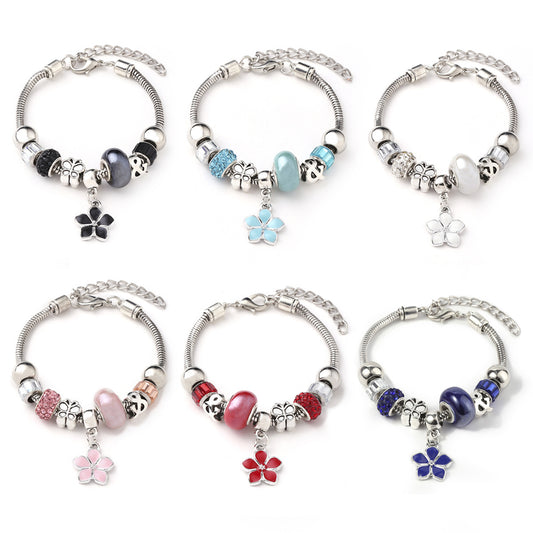 Bracelet Colorful Personality Crystal String Beads Bracelet