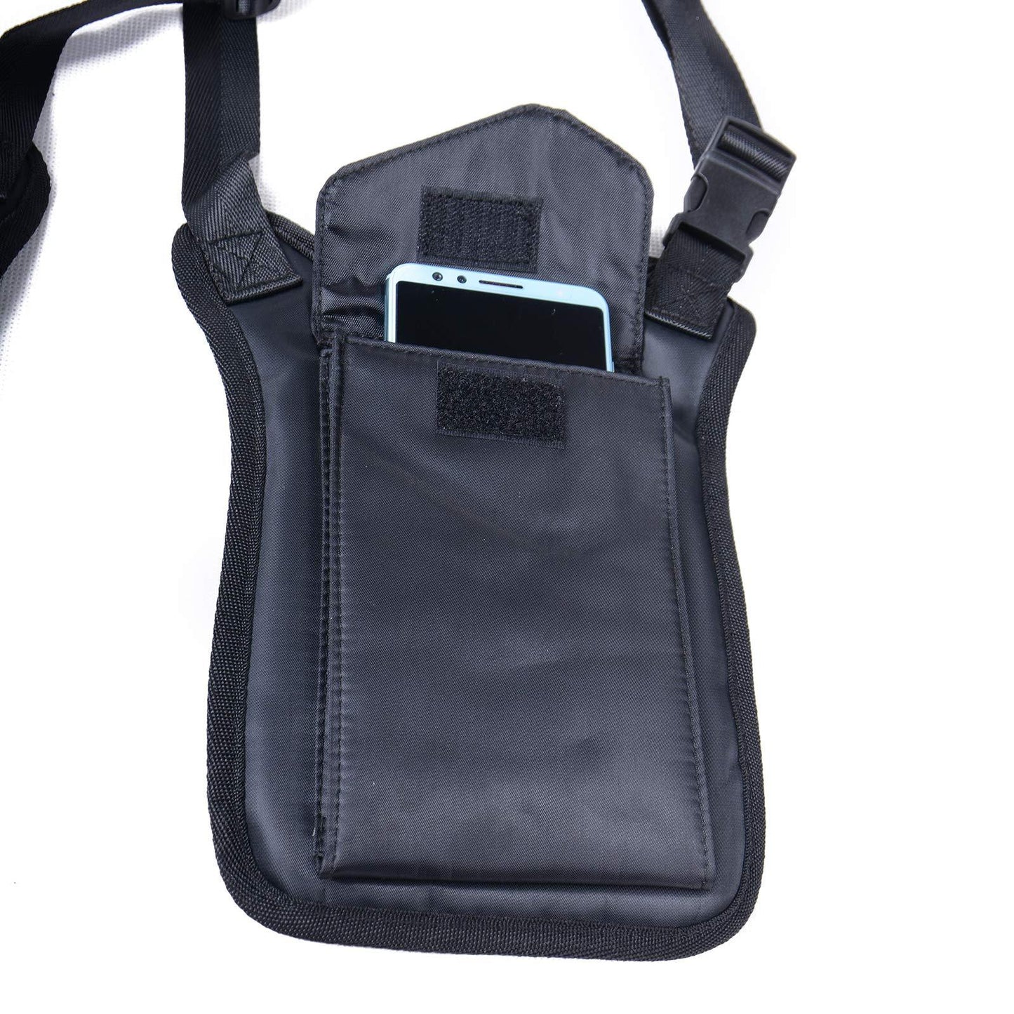 Underarm Strap Wallet Holster Anti-Theft Hidden Underarm Strap Wallet Holster Bag Leisure Nylon Double Shoulder Pocket Sport Vest Outdoors