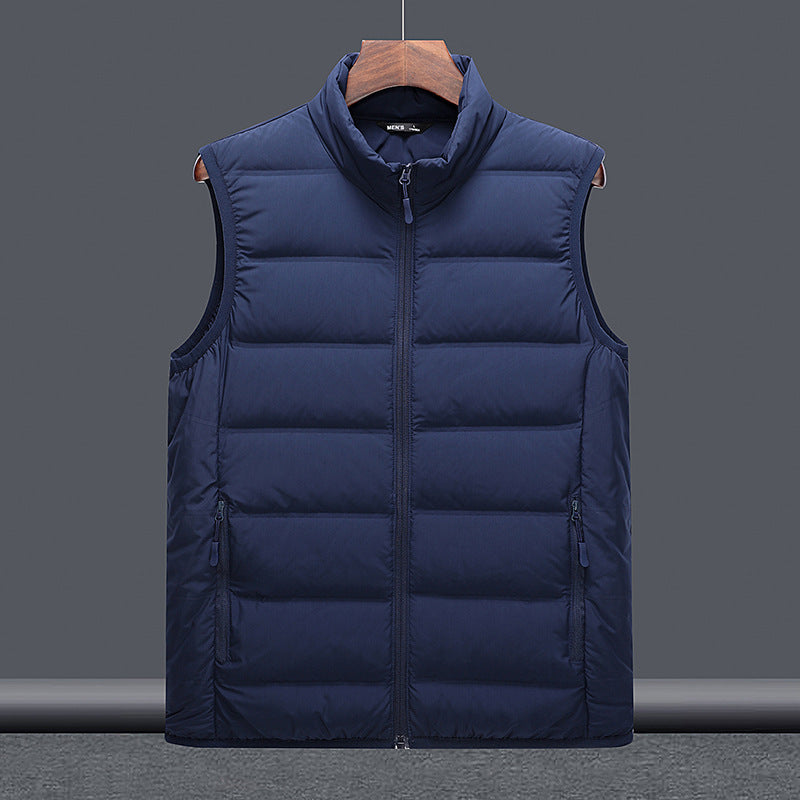 Thickened Down Jacket Stand-Up Collar Lightweight Couples Vest Outerwear
