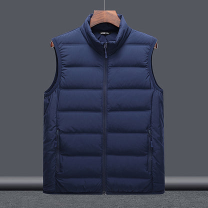 Thickened Down Jacket Stand-Up Collar Lightweight Couples Vest Outerwear