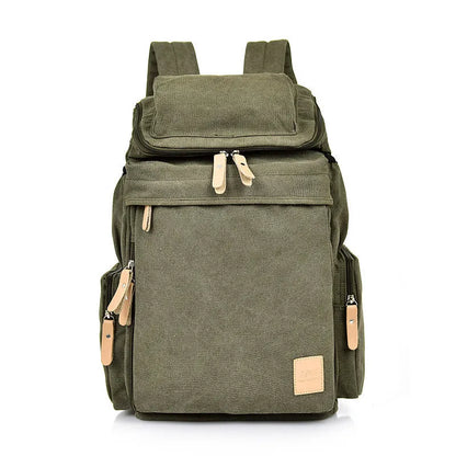 Outdoor Canvas Bag  New Retro Men And Women Outdoor Canvas Bag Travel Backpack Bag Fashion Shoulder Bag Aliexpress