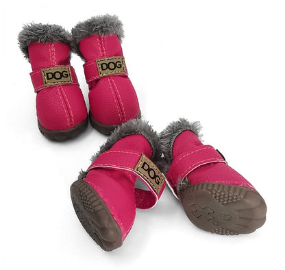 Dog Snow Boots Thick Snow Boots Keep Warm Teddy Autumn And Winter VIP Shoes