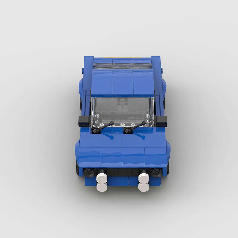 Assembled Building Block Series 8-cell Supercar Racing Model