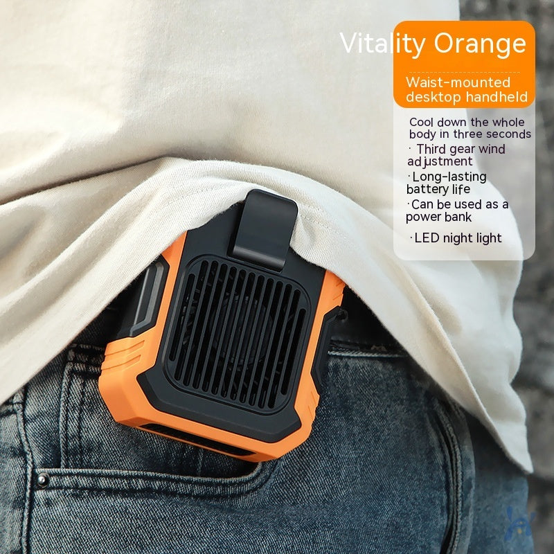 Wrist Hanging Fan With Light USB Power Outdoor Gadget