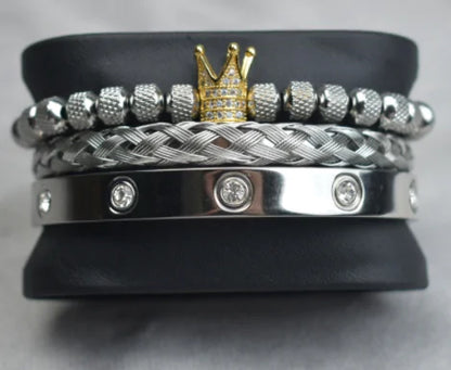 Bracelets Stainless Steel Roman Royal Charm Men Bracelets Stainless Steel - sumet.shop