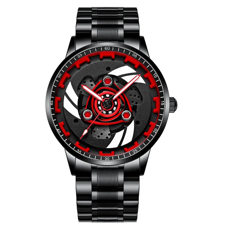 Wheel Men's Watch Skeleton Forged Caliper AMG488 Wheel Men's Watch