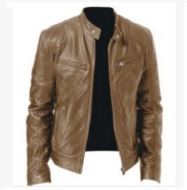 Leather Jacket Slim Leather Jacket