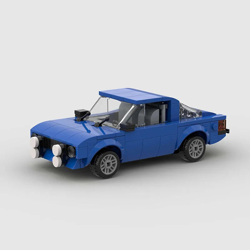 Assembled Building Block Series 8-cell Supercar Racing Model