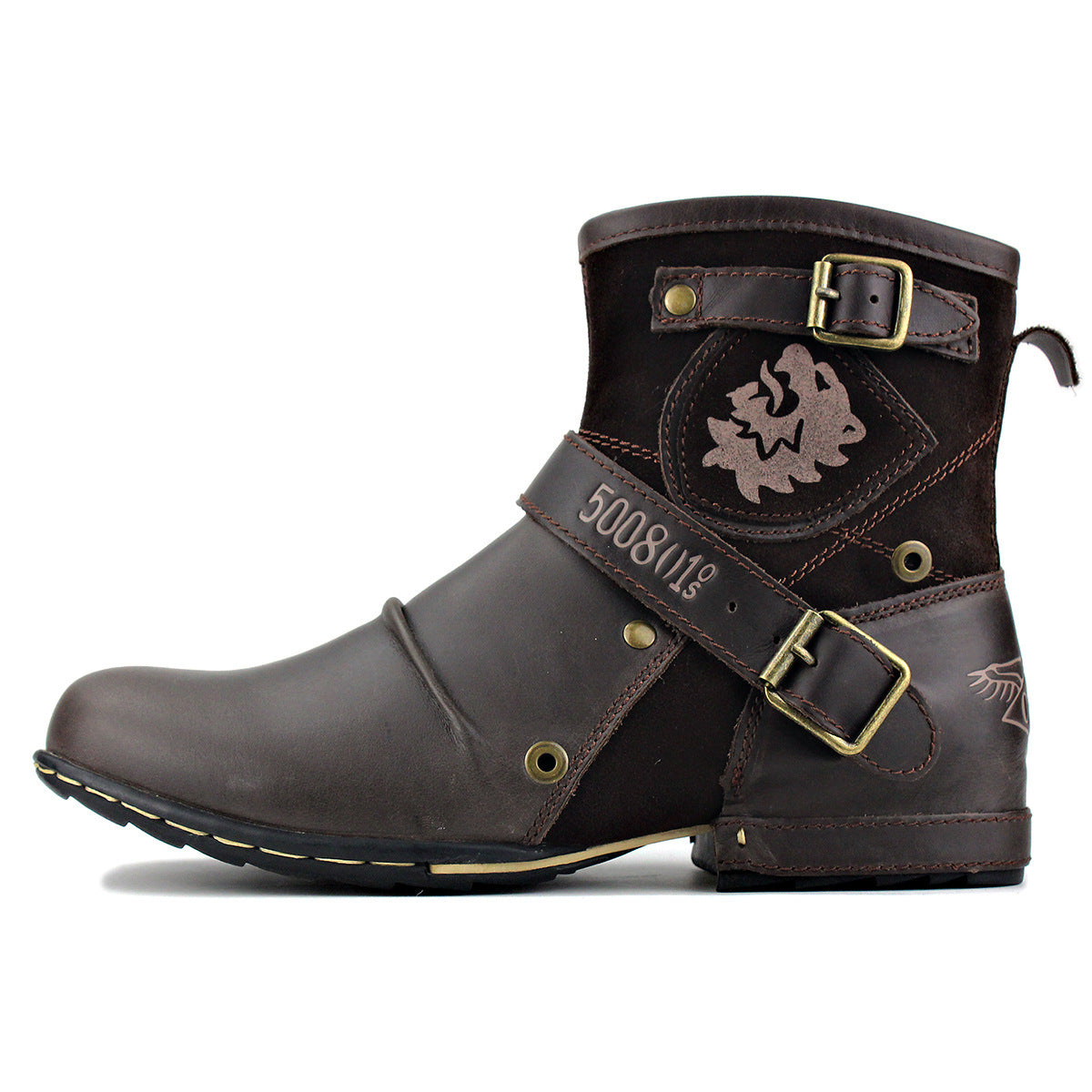 Martin Shoes Men Western Denim Color Changing Martin Shoes Men