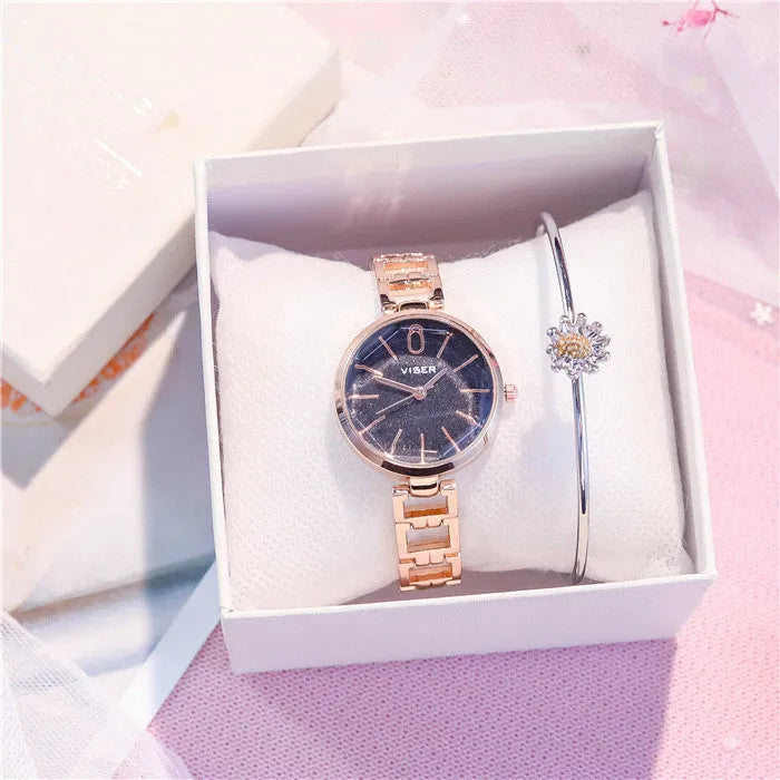 Small dial Watch Female Student Korean Version Of Simple Temperament Small Dial