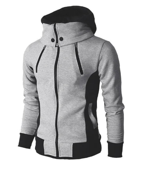 Double Zipper Hoodie Jacket for Men - sumet.shop