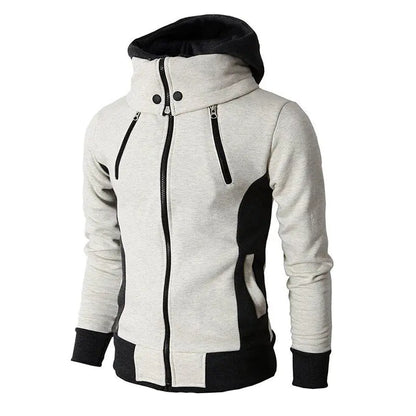 Jacket Scarf Collar Fashion Hoodie - sumet.shop