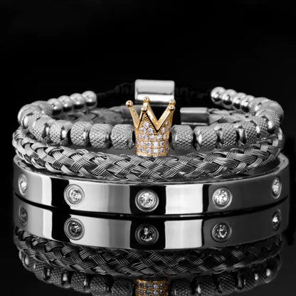 Bracelets Stainless Steel Roman Royal Charm Men Bracelets Stainless Steel - sumet.shop