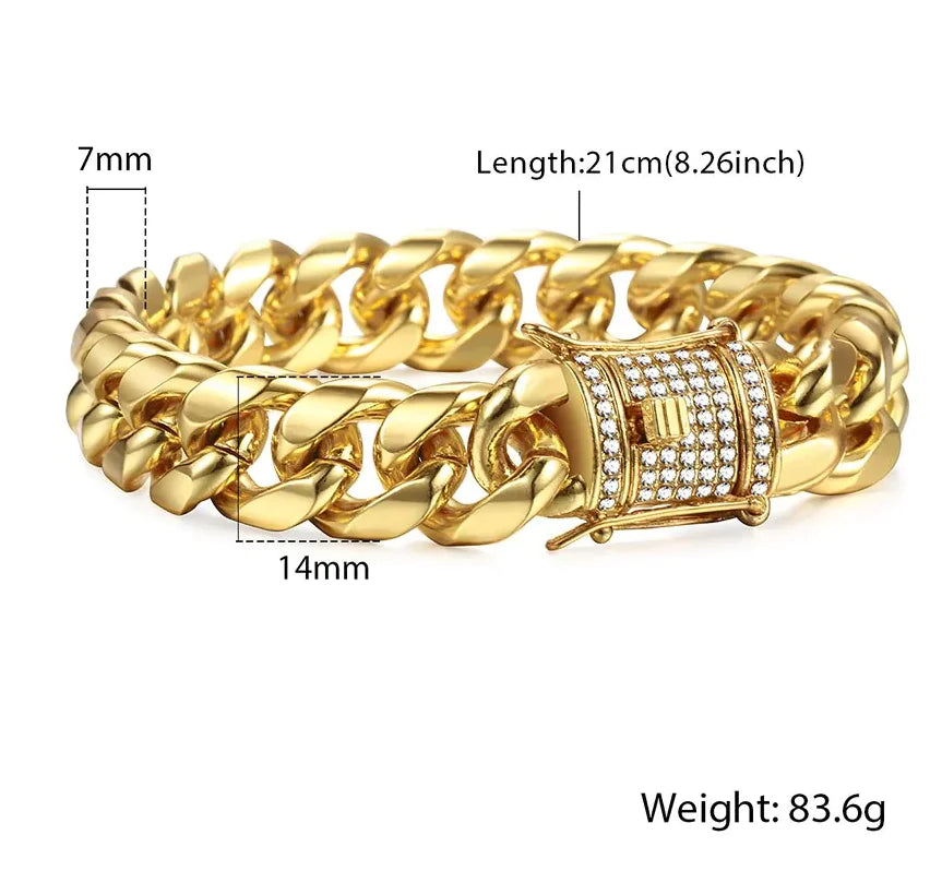 Gold Chain Bracelet For Men - sumet.shop